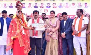  उपमुख्यमंत्री  विजय शर्मा बने घराती, बारात परघाकर समधी बनकर किया सभी का स्वागत