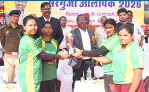  खेल प्रतिभाओं को निखारने का सशक्त माध्यम बना सरगुजा ओलंपिक:  रामविचार नेताम