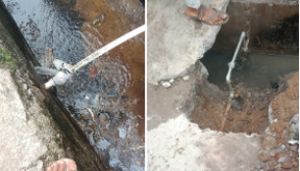 नाली से गुजर रही पाईप लाईनो को सर्वे कर ट्रेस कर सुरक्षित शिफ्ट करने की कार्यवाही प्रगति पर 