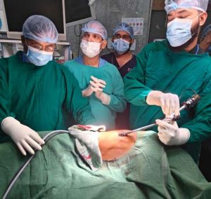  सिम्स में पहली बार आधुनिक वीडियो असिस्टेड थोरास्कोपिक सर्जरी से टीबी जनित प्लूरल इफ्यूजन का सफल  उपचार 