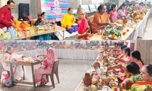 महाराष्ट्र मंडल में हुई पार्थिव शिवलिंग की पूजा महाराष्ट्र मंडल में हुई पार्थिव शिवलिंग की पूजा