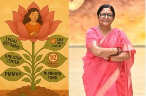 चुप्पी से सुरक्षा तक: मोदी सरकार के शासन में कानूनी सुधारों ने महिला सुरक्षा को नया रूप दिया चुप्पी से सुरक्षा तक: मोदी सरकार के शासन में कानूनी सुधारों ने महिला सुरक्षा को नया रूप दिया