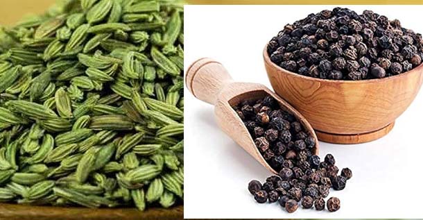 सौंफ के साथ काली मिर्च मिलाकर खाने से सेहत को मिलते हैं जबरदस्त फायदे सौंफ के साथ काली मिर्च मिलाकर खाने से सेहत को मिलते हैं जबरदस्त फायदे