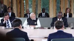 जी-7 शिखर सम्मेलन में मोदी ने आतंकवाद के खिलाफ वैश्विक कार्रवाई किए जाने का आग्रह किया जी-7 शिखर सम्मेलन में मोदी ने आतंकवाद के खिलाफ वैश्विक कार्रवाई किए जाने का आग्रह किया