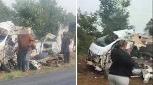 स्कूल बस दुर्घटना में  13 बच्चों की मौत