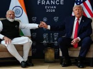ट्रंप ने प्रधानमंत्री मोदी की 'कुशल और सख्त वार्ताकार' के रूप में प्रशंसा की ट्रंप ने प्रधानमंत्री मोदी की 'कुशल और सख्त वार्ताकार' के रूप में प्रशंसा की