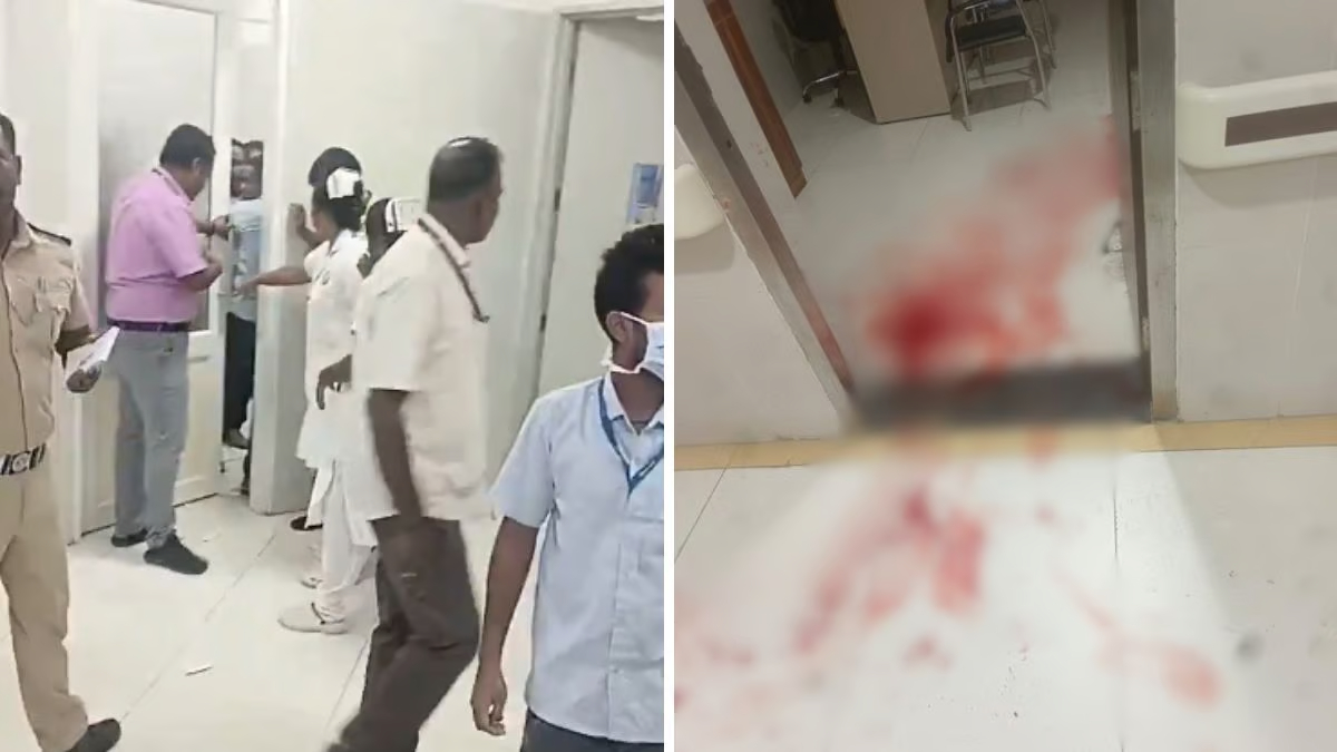 कैंसर पीड़ित मां के इलाज में हुई लापरवाही! बेटे ने डॉक्टर पर चाकू से किया ताबड़तोड़ वार, हालत नाजुक कैंसर पीड़ित मां के इलाज में हुई लापरवाही! बेटे ने डॉक्टर पर चाकू से किया ताबड़तोड़ वार, हालत नाजुक