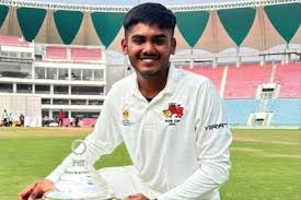 म्हात्रे लिस्ट ए क्रिकेट में 150 रन बनाने वाले सबसे युवा खिलाड़ी बने, जायसवाल का विश्व रिकॉर्ड तोड़ा म्हात्रे लिस्ट ए क्रिकेट में 150 रन बनाने वाले सबसे युवा खिलाड़ी बने, जायसवाल का विश्व रिकॉर्ड तोड़ा