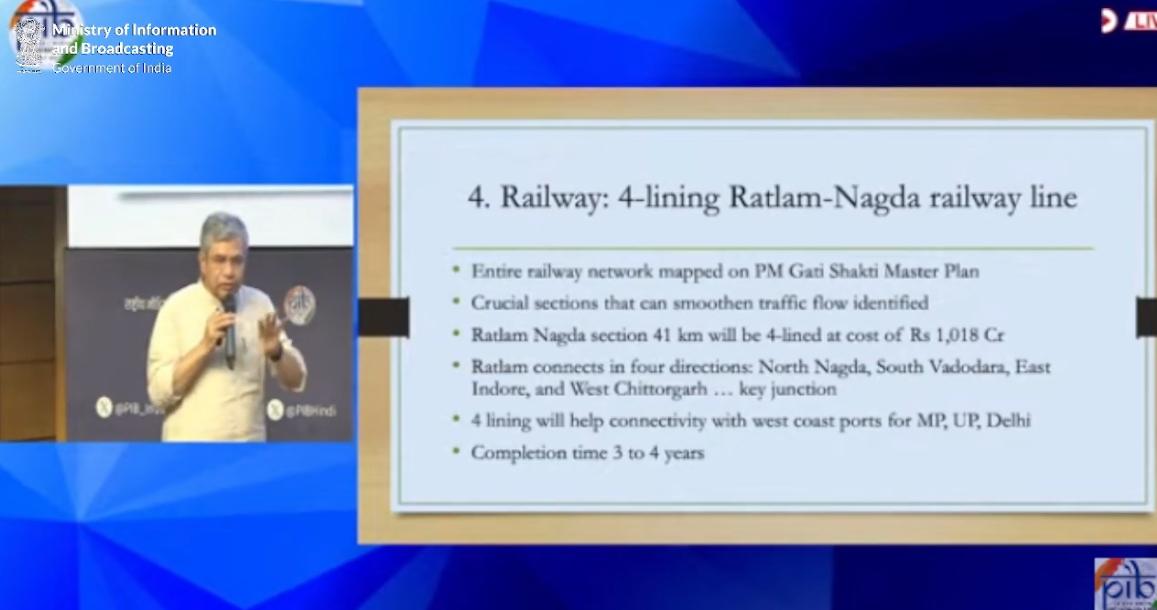 कैबिनेट ने महाराष्ट्र और मध्य प्रदेश में भारतीय रेलवे की दो मल्टीट्रैकिंग परियोजनाओं को दी मंजूरी कैबिनेट ने महाराष्ट्र और मध्य प्रदेश में भारतीय रेलवे की दो मल्टीट्रैकिंग परियोजनाओं को दी मंजूरी