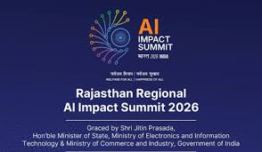 राजस्थान 6 जनवरी को क्षेत्रीय एआई इम्पैक्ट कॉन्फ्रेंस 2026 की मेजबानी करेगा राजस्थान 6 जनवरी को क्षेत्रीय एआई इम्पैक्ट कॉन्फ्रेंस 2026 की मेजबानी करेगा