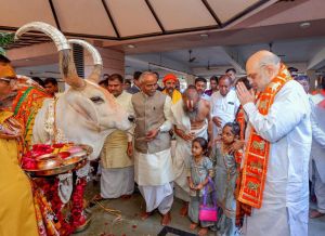 शाह ने जगन्नाथ मंदिर में पूजा-अर्चना की, भूपेन्द्र पटेल ने स्वच्छता मुहिम की शुरुआत की