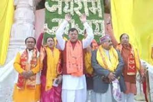 हम गौरवान्वित हो रहे हैं कि फिर राम युग आ रहा है: आयोध्या में पुष्कर सिंह धामी ने कहा