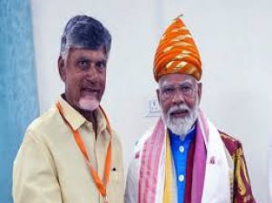 चंद्रबाबू नायडू ने प्रधानमंत्री मोदी को राजग के शानदार प्रदर्शन पर बधाई दी