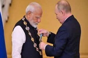 प्रधानमंत्री मोदी को रूस का सर्वोच्च नागरिक सम्मान मिलना भारतीयों के लिए गौरव का अवसर: भाजपा प्रधानमंत्री मोदी को रूस का सर्वोच्च नागरिक सम्मान मिलना भारतीयों के लिए गौरव का अवसर: भाजपा