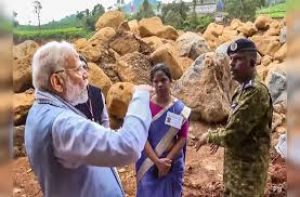  प्रधानमंत्री के दौरे से वायनाड में भूस्खलन से बचे लोगों में जगी उम्मीद