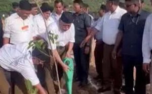 आरएसएस सरसंघचालक भागवत ने अलवर में पौधारोपण किया आरएसएस सरसंघचालक भागवत ने अलवर में पौधारोपण किया