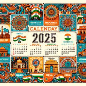  नए साल 2025 में भारत के प्रमुख त्योहार और सरकारी छुट्टियां, जानिए कब होंगे लंबे वीकेंड्स