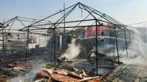 महाकुंभ में एक कल्पवासी के टेंट में लगी आग,10 मिनट में बुझाई गई महाकुंभ में एक कल्पवासी के टेंट में लगी आग,10 मिनट में बुझाई गई