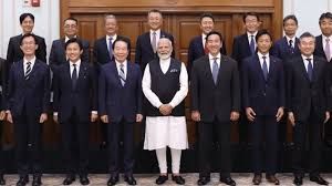 प्रधानमंत्री मोदी ने जापानी व्यापार प्रतिनिधिमंडल से मुलाकात की प्रधानमंत्री मोदी ने जापानी व्यापार प्रतिनिधिमंडल से मुलाकात की