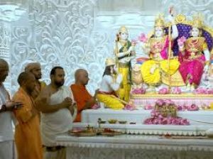 अयोध्या में राम दरबार की प्राण प्रतिष्ठा, सीएम योगी ने 65 करोड़ रुपये के विकास कार्यों का लोकार्पण और शिलान्यास किया अयोध्या में राम दरबार की प्राण प्रतिष्ठा, सीएम योगी ने 65 करोड़ रुपये के विकास कार्यों का लोकार्पण और शिलान्यास किया