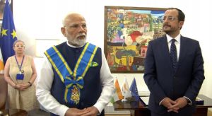 पीएम मोदी को मिला साइप्रस का सर्वोच्च सम्मान &lsquo;ग्रैंड क्रॉस ऑफ द ऑर्डर ऑफ मकारियोस III&rsquo;