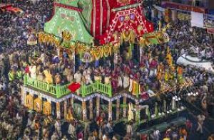 पुरी रथ यात्रा: भगवान बलभद्र, देवी सुभद्रा और भगवान जगन्नाथ के रथ गुंडिचा मंदिर पहुंचे पुरी रथ यात्रा: भगवान बलभद्र, देवी सुभद्रा और भगवान जगन्नाथ के रथ गुंडिचा मंदिर पहुंचे