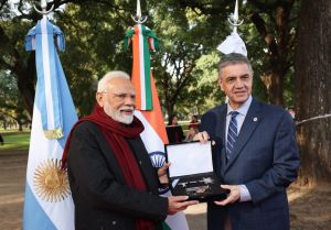 पीएम मोदी को ब्यूनस आयर्स में विशेष सम्मान &lsquo;की टू द सिटी&rsquo; से नवाजा गया