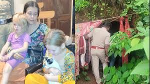 आध्यात्मिक शांति के लिए गुफा में रह रही रूसी महिला और उसके दो बच्चों को बचाया गया