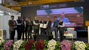  एचएएल को एलएंडटी से हल्के लड़ाकू विमान एमके1ए के लिए विंग असेंबली का पहला सेट प्राप्त हुआ