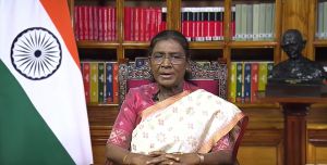 राष्ट्रपति द्रौपदी मुर्मु का राष्ट्र के नाम संदेश : एकता, विकास और आत्मनिर्भरता पर जोर राष्ट्रपति द्रौपदी मुर्मु का राष्ट्र के नाम संदेश : एकता, विकास और आत्मनिर्भरता पर जोर