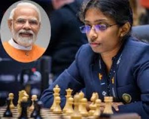 प्रधानमंत्री मोदी ने शतरंज खिताब जीतने पर वैशाली रमेशबाबू को दी बधाई