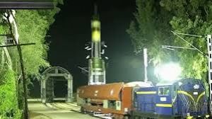 भारत ने रेल आधारित मोबाइल प्रणाली से अग्नि-प्राइम मिसाइल का सफल परीक्षण किया