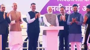 प्रधानमंत्री मोदी ने नवी मुंबई अंतरराष्ट्रीय हवाई अड्डे के पहले चरण का उद्घाटन किया