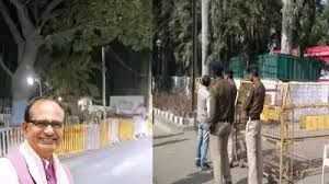  शिवराज सिंह चौहान के भोपाल आवास पर सुरक्षा बढ़ाई गई