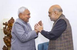 बिहार के मुख्यमंत्री नीतीश कुमार ने गृह मंत्री अमित शाह से मुलाकात की