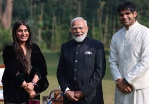 नीरज चोपड़ा ने मोदी से मुलाकात की, खेलों पर हुई चर्चा