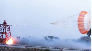 गगनयान मिशन की तैयारियों को मजबूती, ड्रोग पैराशूट टेस्ट सफल