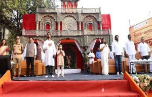 जय शिवाजी के जयघोष से गूंजा सातारा, 12 हजार युवाओं ने लिया विकसित भारत का संकल्प