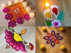 छोटे से घर की सजावट को पूरा कर देंगी ये रंगोली डिजाइन, देख लें फोटोज