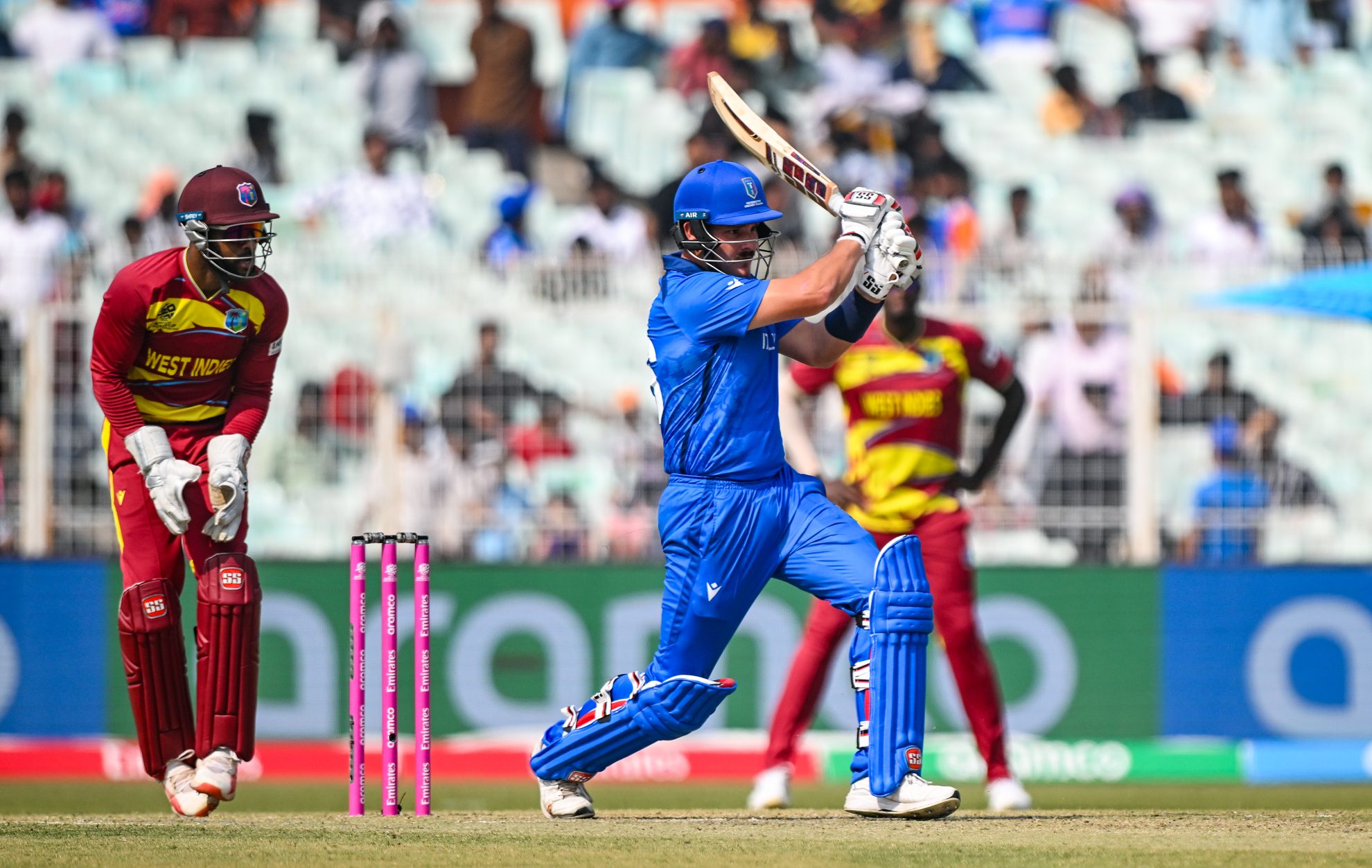टी20 विश्व कप में वेस्टइंडीज टीम ने इटली को 42 रन से हराया टी20 विश्व कप में वेस्टइंडीज टीम ने इटली को 42 रन से हराया