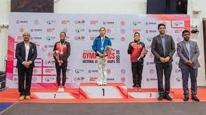 प्रणति दास को राष्ट्रीय जिम्नास्टिक में दो स्वर्ण