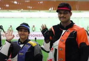 रुद्रांक्ष और मेहुली ने एशियाई ओलंपिक क्वालीफायर में स्वर्ण पदक जीता