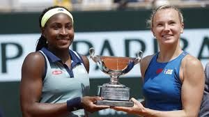 गॉफ और सिनियाकोवा ने फ्रेंच ओपन महिला युगल खिताब जीता