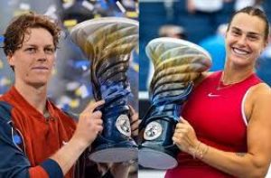  यानिक सिनर और आर्यना सबालेंका को सिनसिनाटी ओपन के खिताब