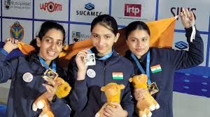 भारत ने आईएसएसएफ जूनियर विश्व चैंपियनशिप में पांच और स्वर्ण पदक जीते भारत ने आईएसएसएफ जूनियर विश्व चैंपियनशिप में पांच और स्वर्ण पदक जीते