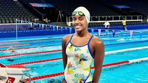  चौदह साल की धीनिधि देसिंघु ने तैराकी में चौथे स्वर्ण के साथ राष्ट्रीय खेलों में दबदबा कायम किया