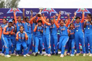 भारत ने दक्षिण अफ्रीका को नौ विकेट से हराकर महिला अंडर-19 टी20 विश्व कप का खिताब बरकरार रखा भारत ने दक्षिण अफ्रीका को नौ विकेट से हराकर महिला अंडर-19 टी20 विश्व कप का खिताब बरकरार रखा
