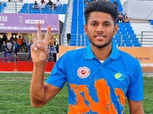 देव मीना ने पोल वॉल्ट में राष्ट्रीय रिकॉर्ड के साथ राष्ट्रीय खेलों में स्वर्ण पदक जीता देव मीना ने पोल वॉल्ट में राष्ट्रीय रिकॉर्ड के साथ राष्ट्रीय खेलों में स्वर्ण पदक जीता