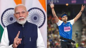 नीरज चोपड़ा ने मोटापे से लड़ने का दिया संदेश, प्रधानमंत्री मोदी ने किया समर्थन नीरज चोपड़ा ने मोटापे से लड़ने का दिया संदेश, प्रधानमंत्री मोदी ने किया समर्थन