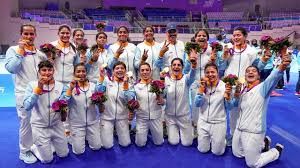 खेल मंत्रालय ने भारतीय महिला कबड्डी टीम के लिए 67.50 लाख रुपये के नकद पुरस्कार की घोषणा की खेल मंत्रालय ने भारतीय महिला कबड्डी टीम के लिए 67.50 लाख रुपये के नकद पुरस्कार की घोषणा की